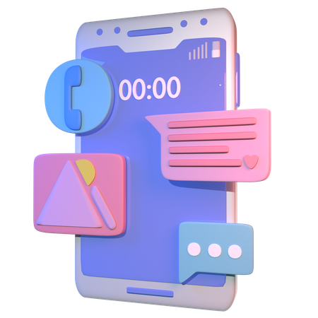 Mobile  3D Icon