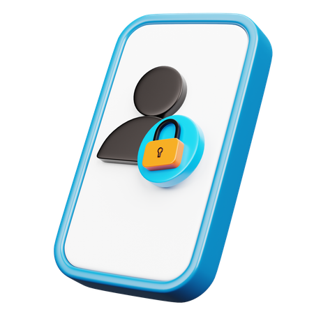 モバイルアカウントシステム  3D Icon