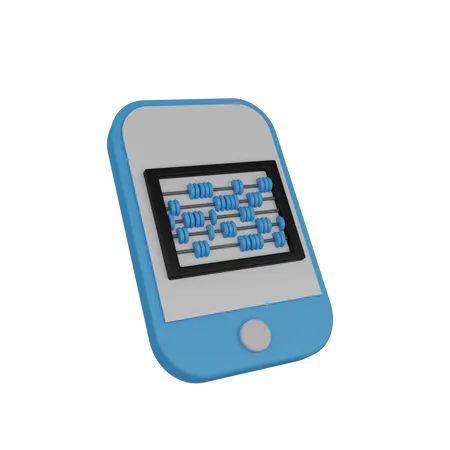 Mobile Accounting  3D Icon