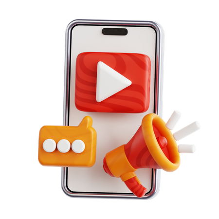 Mobile Ads  3D Icon