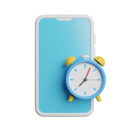 Mobile Alarm  3D Icon