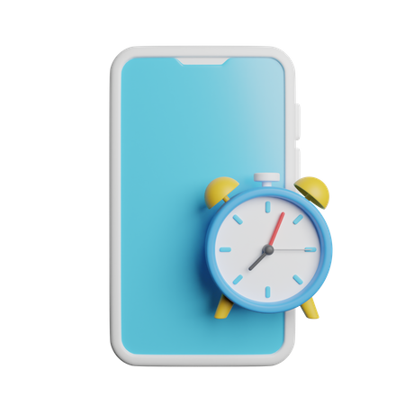 Mobile Alarm  3D Icon