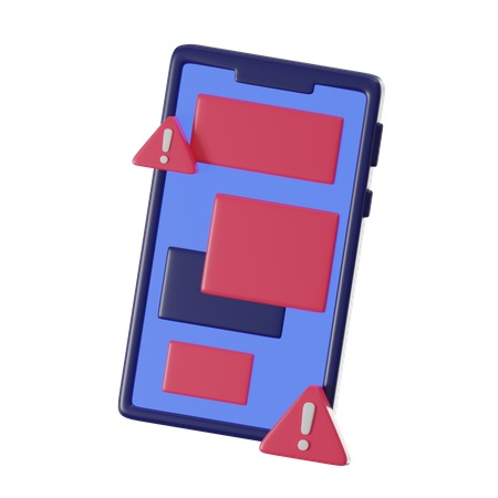 Mobile Alert  3D Icon