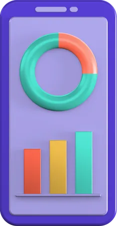 Mobile Analysen  3D Icon