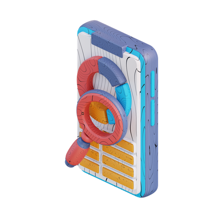 Mobile Analysis  3D Icon