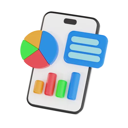 Mobile Analysis  3D Icon