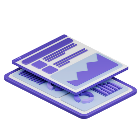 Mobile Analytics  3D Icon