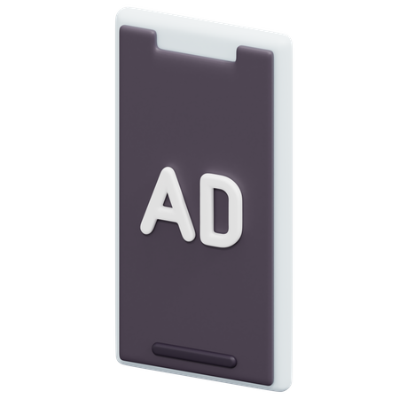 Mobile Anzeigen  3D Icon