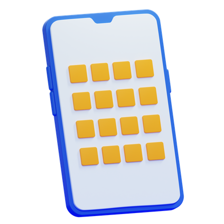 モバイルアプリ  3D Icon