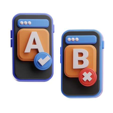 Bestätigung per mobiler App  3D Icon
