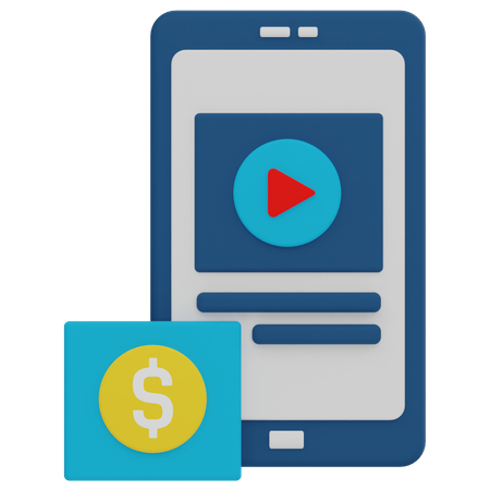Mobile Application  3D Icon