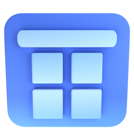 Mobile Applications  3D Icon