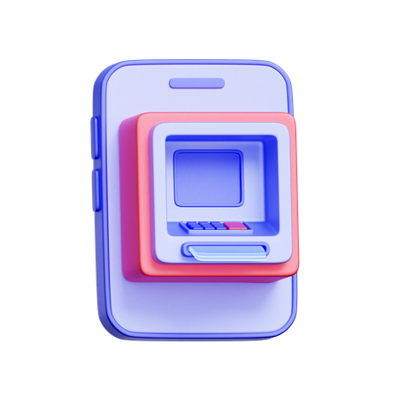 モバイルATMインターフェース  3D Icon