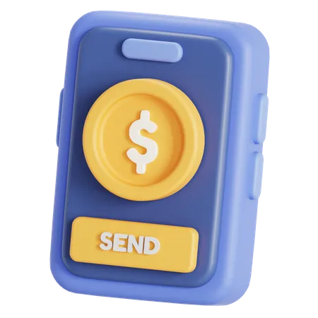 Banco móvel  3D Icon