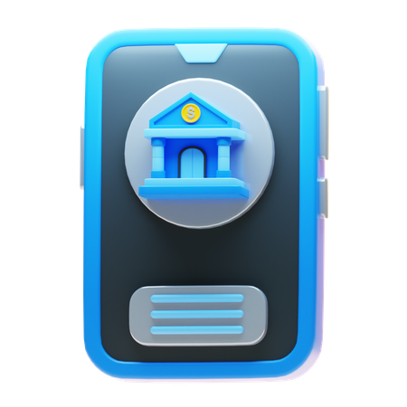MOBILE BANKING  3D Icon