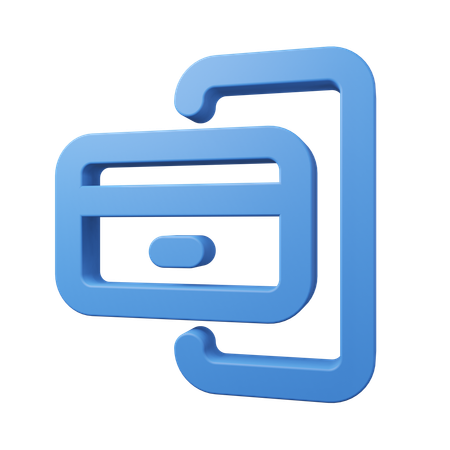 Mobile Banking  3D Icon