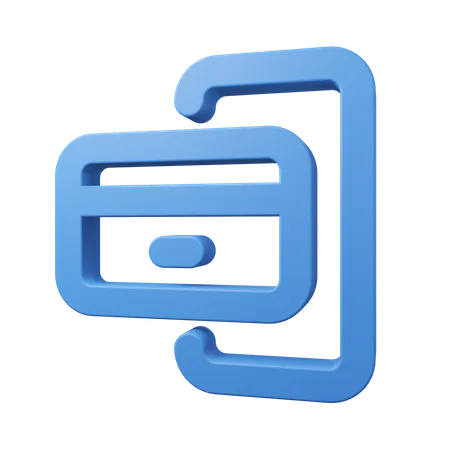 Mobile Banking  3D Icon