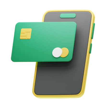 Mobile banking  3D Icon