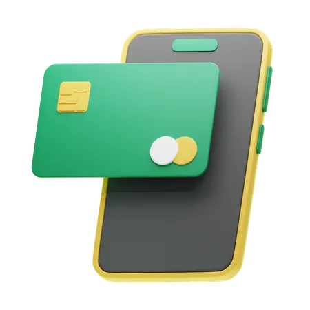 Mobile banking  3D Icon