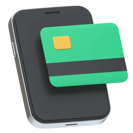 Mobile Banking  3D Icon