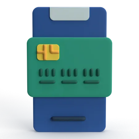 Mobile Banking  3D Icon