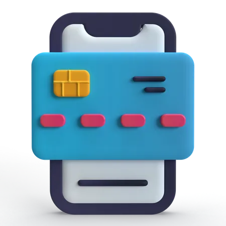 Mobile Banking  3D Icon