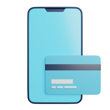 Mobile Banking  3D Icon