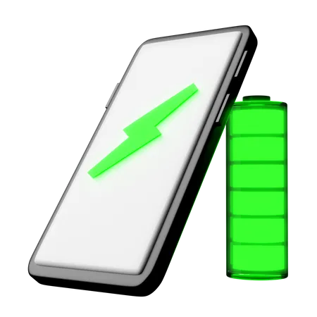 Mobile Battery  3D Icon