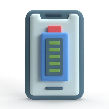 Mobile Battery  3D Icon