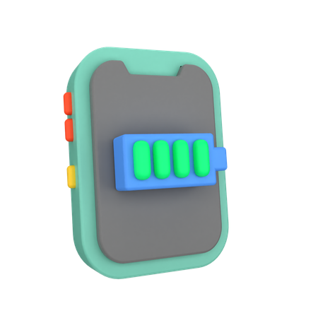Mobile Battery  3D Icon