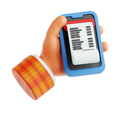 Mobile Bill Payment  3D Icon