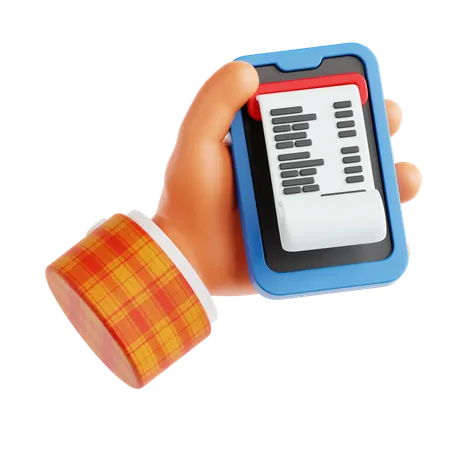 Mobile Bill Payment  3D Icon