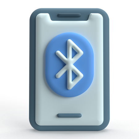 Mobile Bluetooth  3D Icon