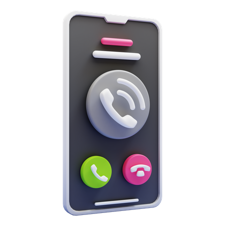 Mobile Calling  3D Icon