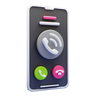 3d mobile call logo