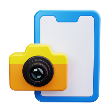 Mobile Camera  3D Icon