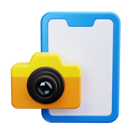 Mobile Camera  3D Icon