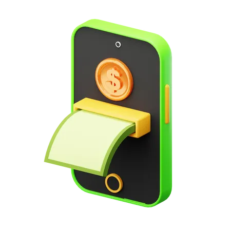 Mobile Cashout  3D Icon
