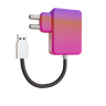 mobile charger 3d illustration