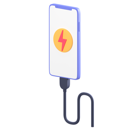 Mobile Charger 3D Icon