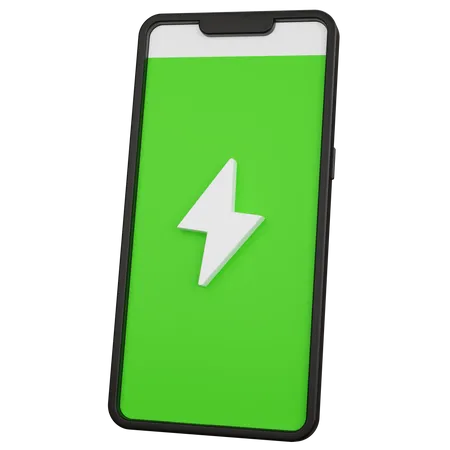 Mobile Charging  3D Icon