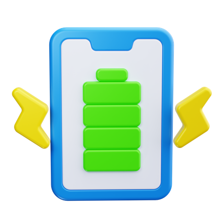 Mobile Charging  3D Icon