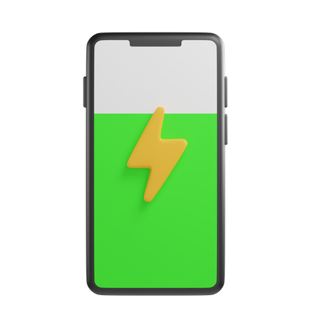 Mobile Charging  3D Icon