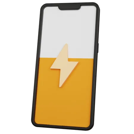 Mobile Charging  3D Icon