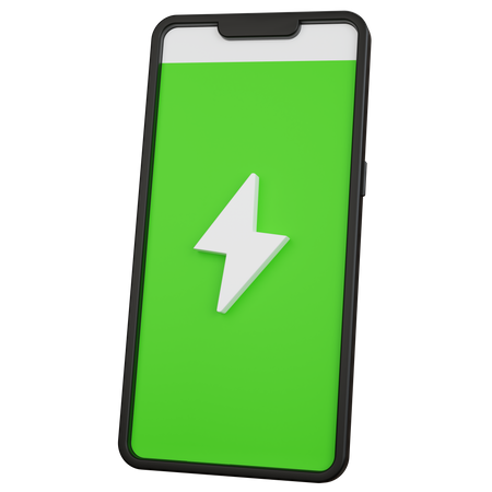 Mobile Charging  3D Icon
