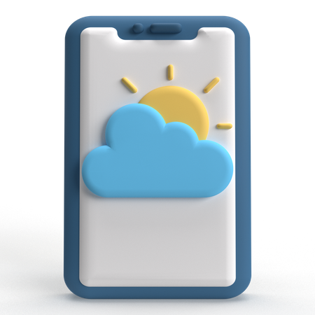 Mobile Cloud  3D Icon