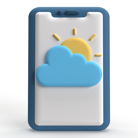 Mobile Cloud  3D Icon