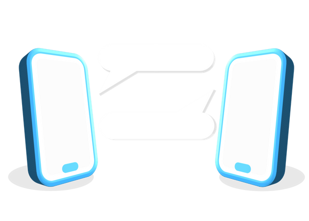 Mobile communication  3D Icon