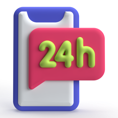 Mobile Customer Service  3D Icon