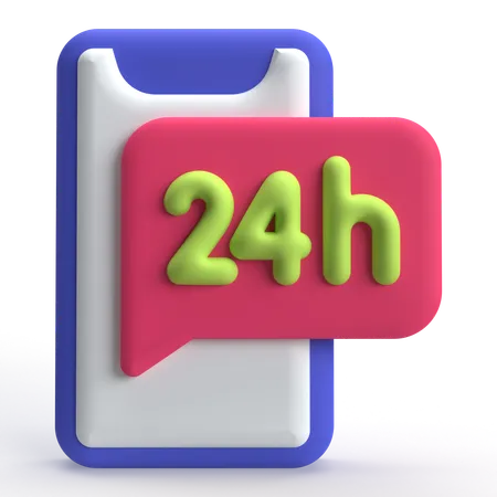 Mobile Customer Service  3D Icon